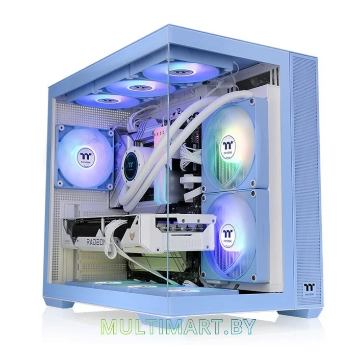 Корпус Thermaltake View 380 TG ARGB Hydrangea Blue CA-1Z2-00MFWN-00